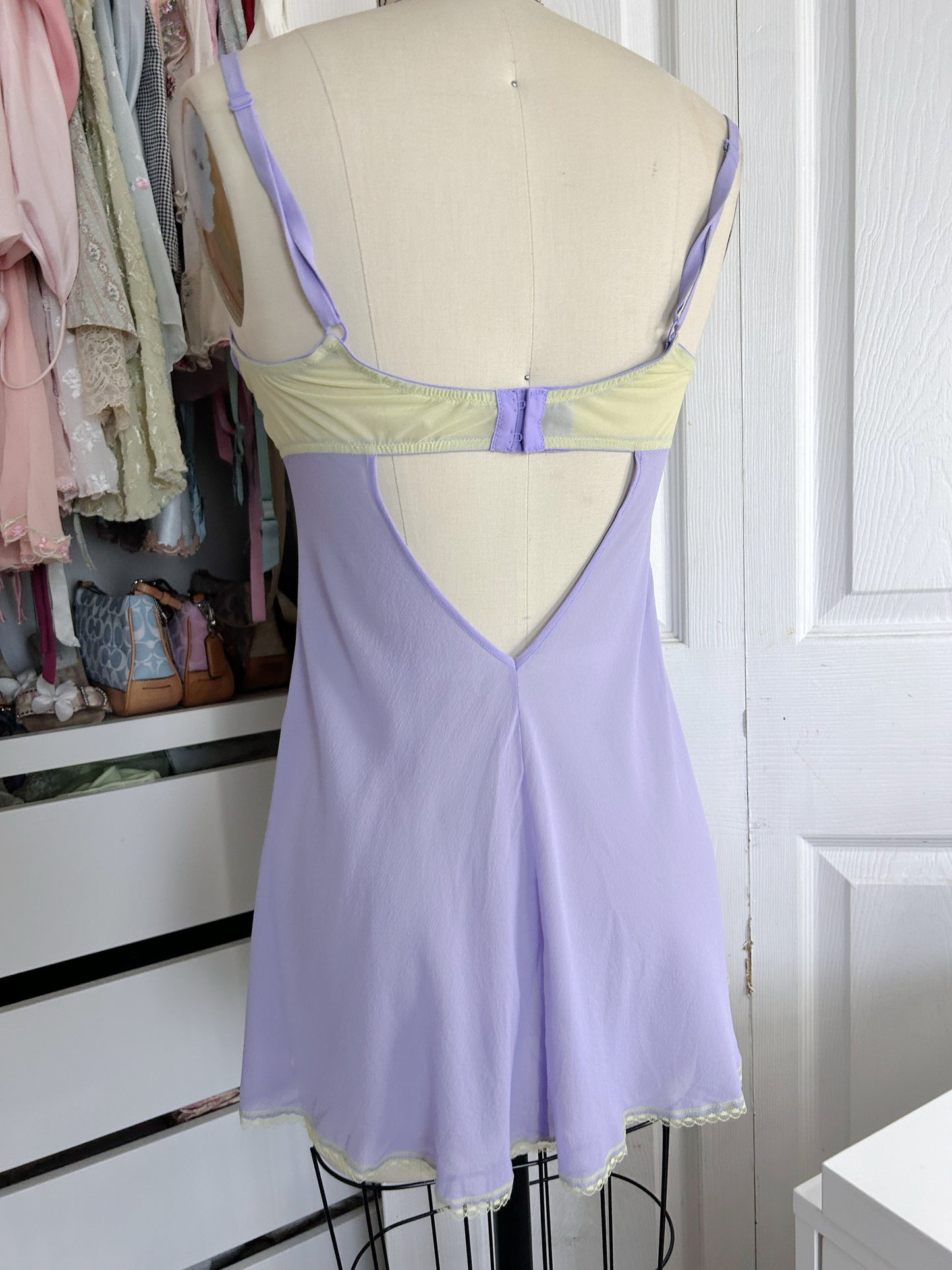 Rare 2003 VS Silk Purple Lilac Slip