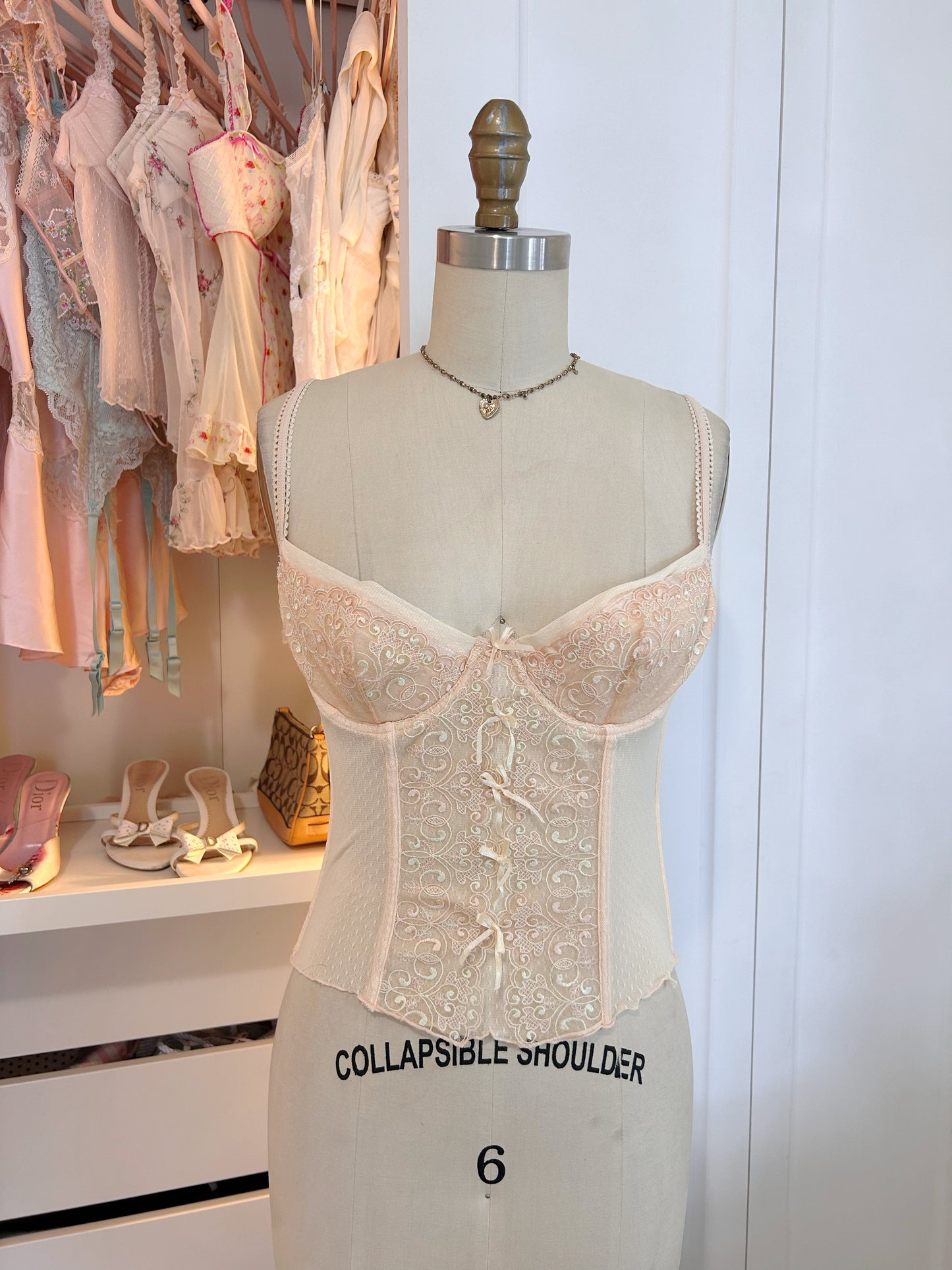 Rare NWT Sophie B Cream Fairy Bustier