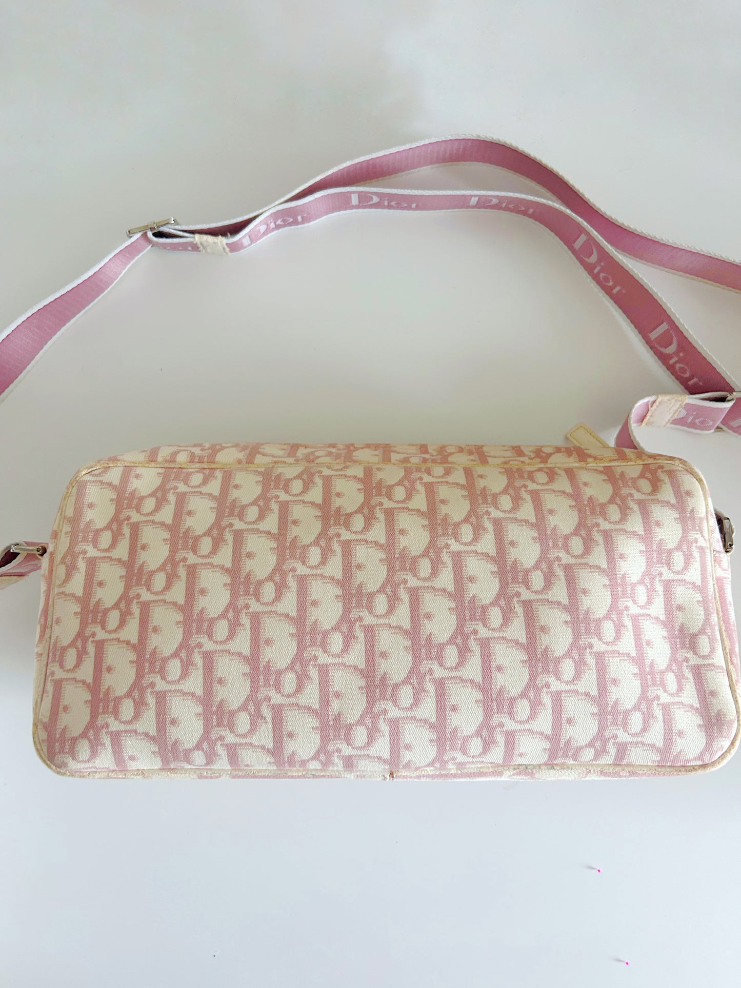 Vintage Dior Monogram Pink Purse