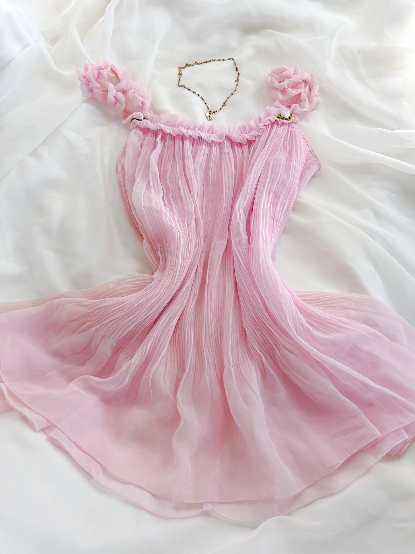Pink VS Sheer Babydoll Slip