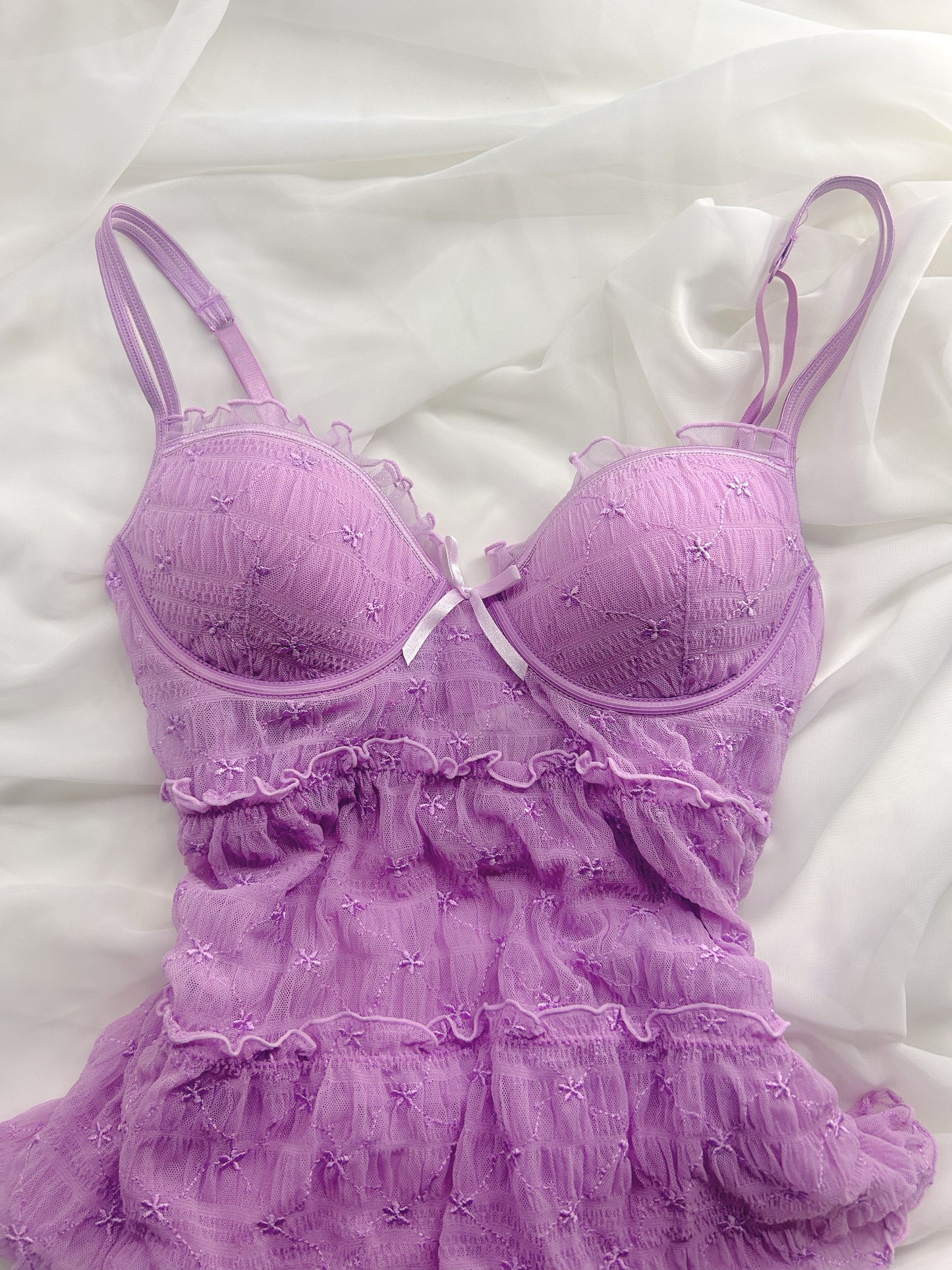 VS Purple Babydoll Top