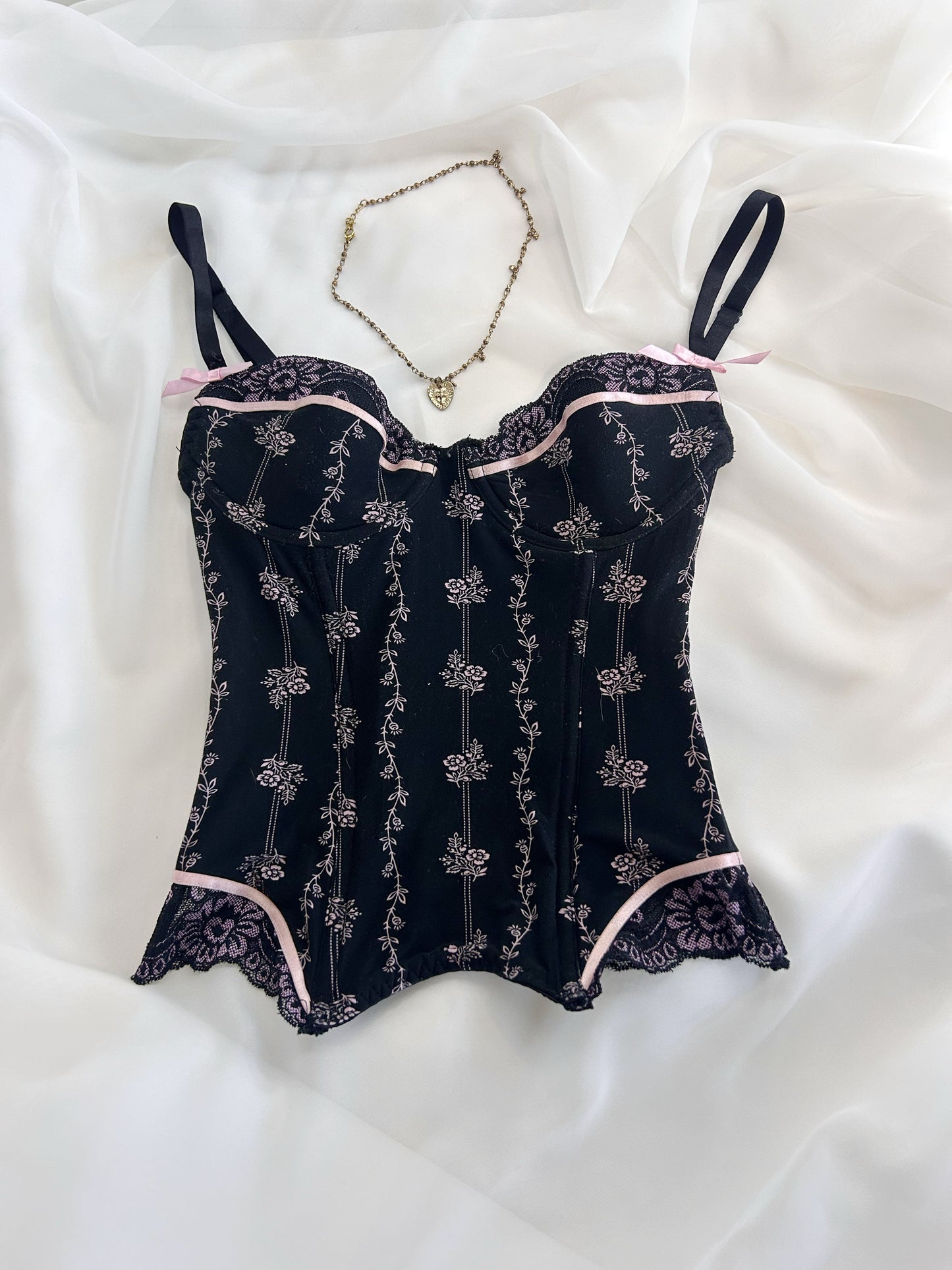 Sophie B Gossip Girl Black & Pink Top
