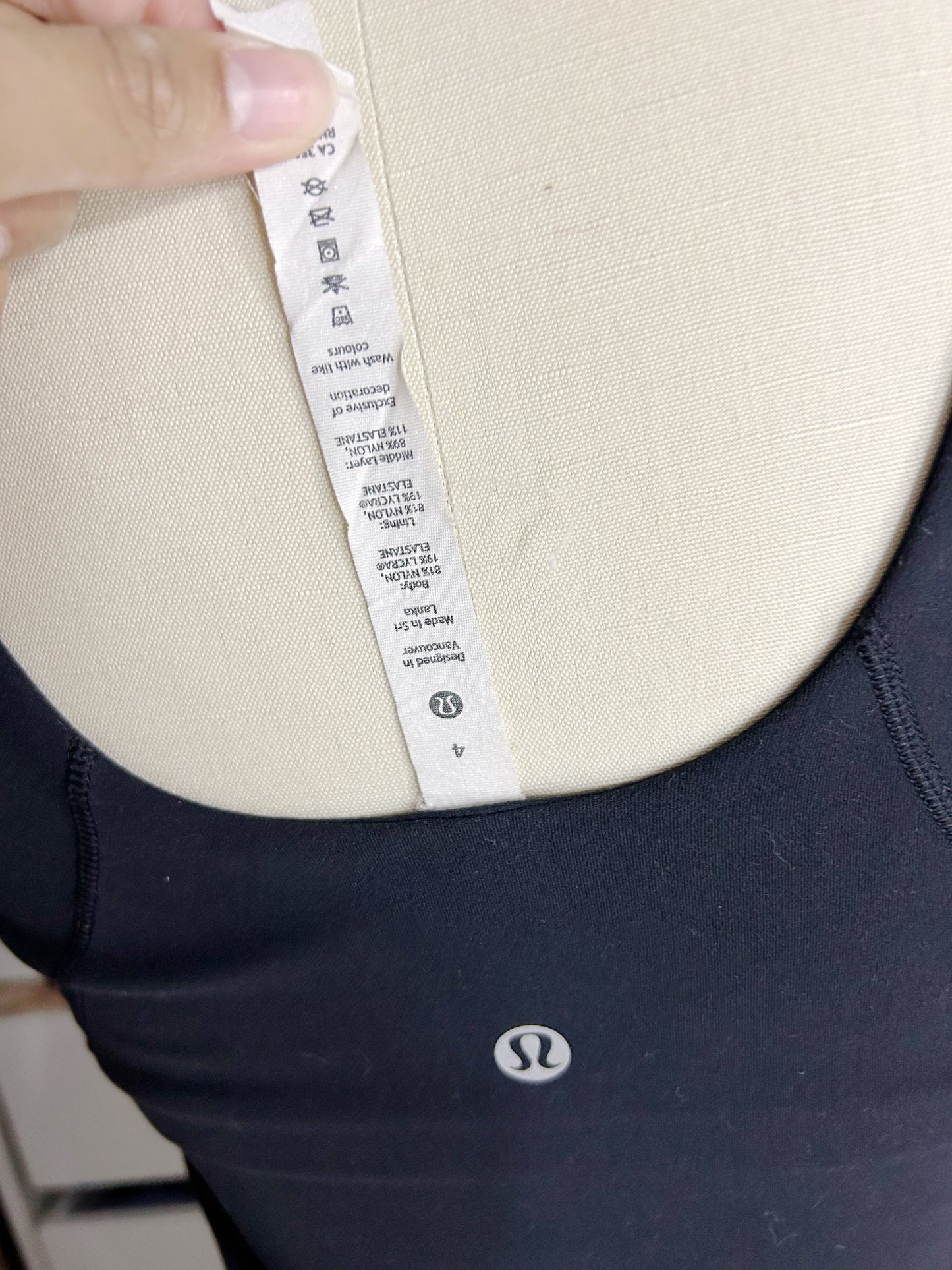 Lululemon Black Align Tank Full Length