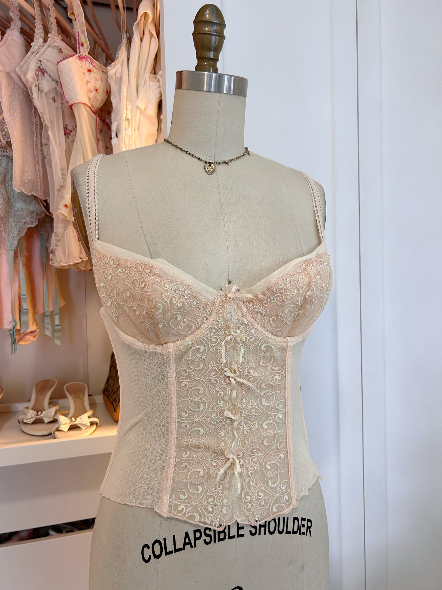 Rare NWT Sophie B Cream Fairy Bustier