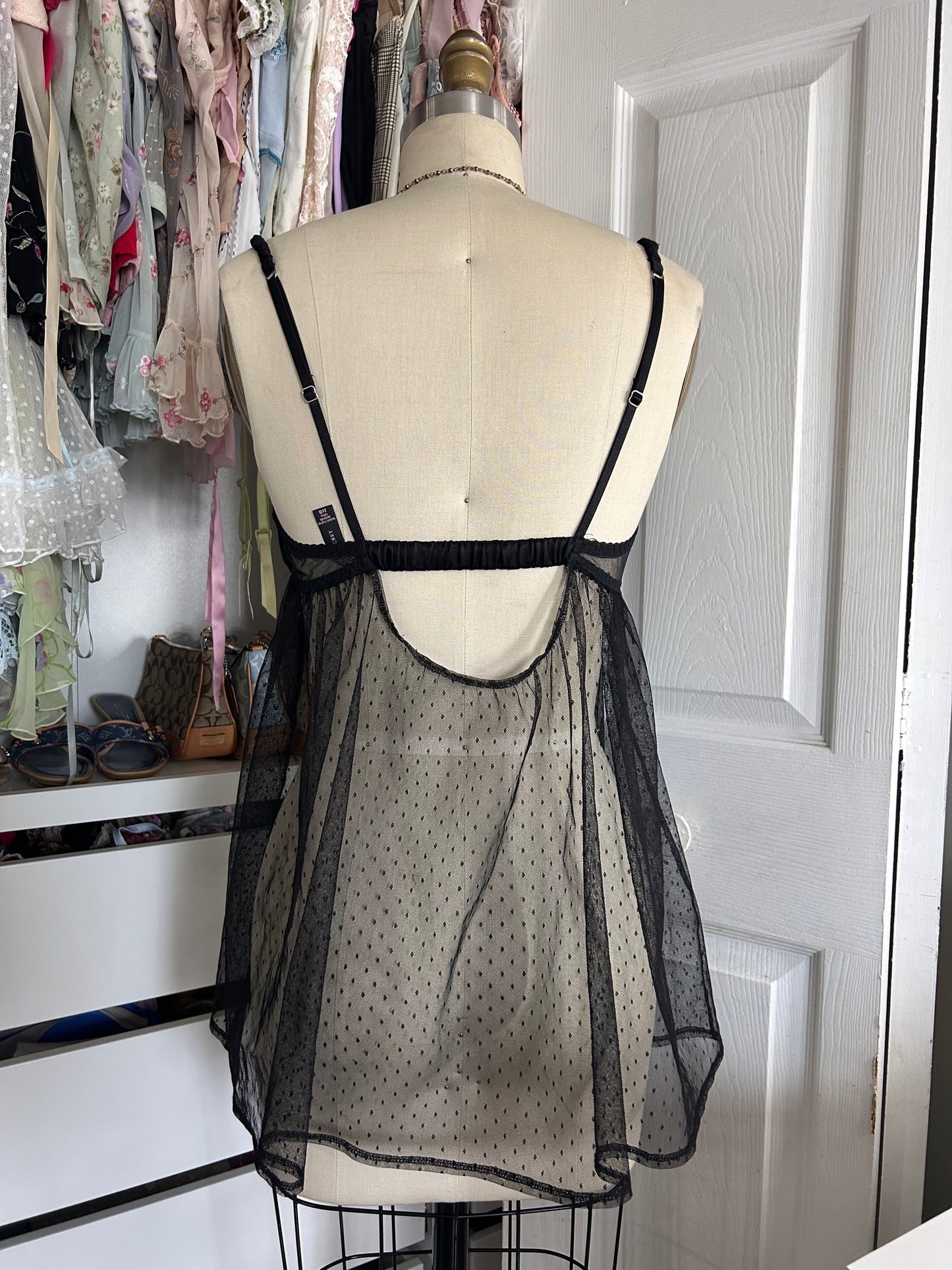 VS Black Babydoll Top