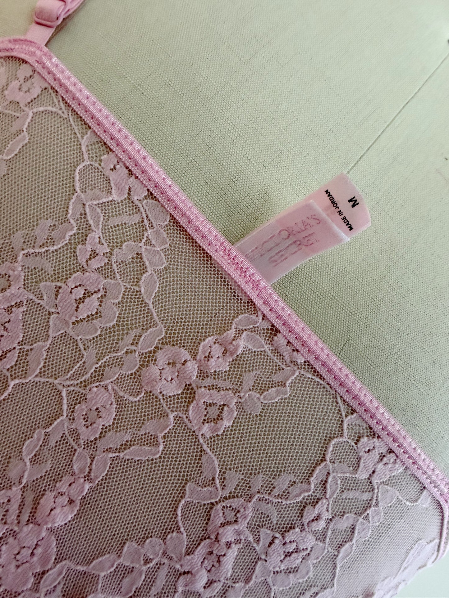 Victoria’s Secret Rare Pink Lace Cami Top