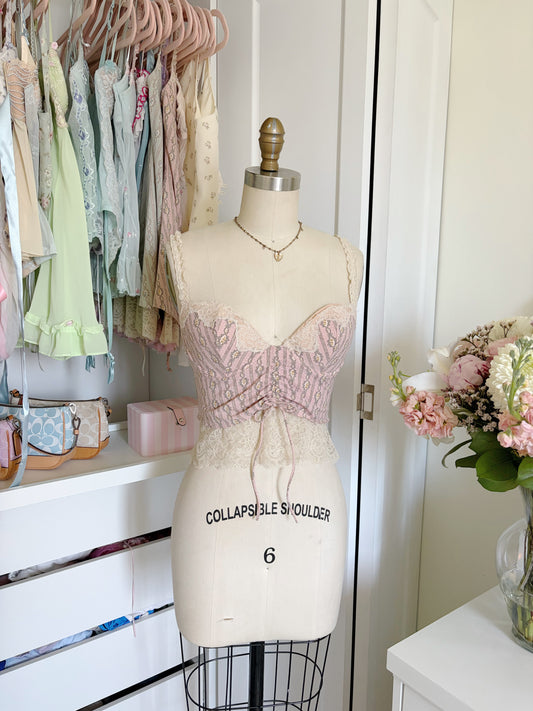 Vintage VS Chantal Thomas’s Pink & Cream Top