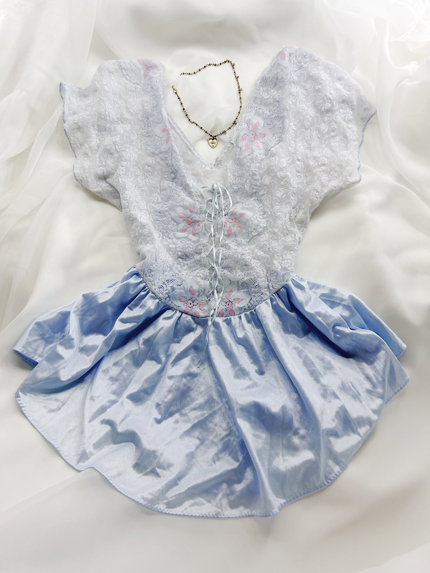 Cinema Etoile Baby Blue Top
