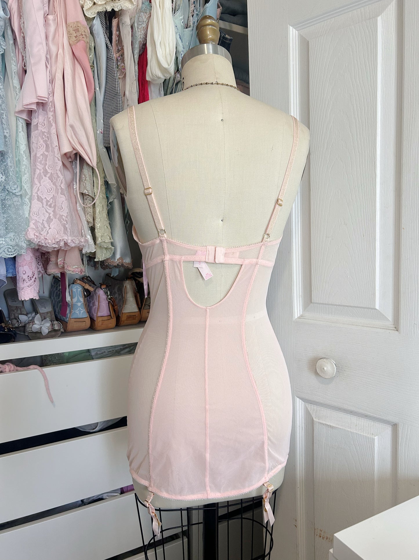 VS Pink Gold Lingerie Slip