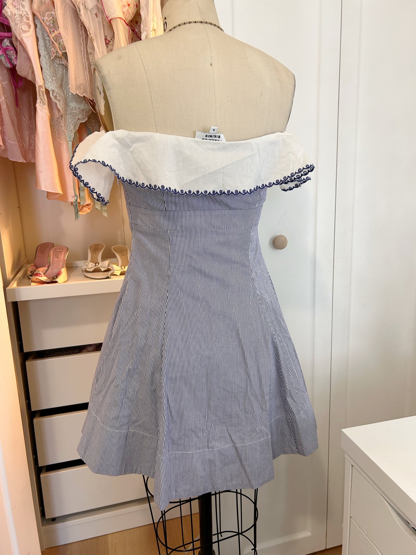 Frankies Bikini Lilah Striped Mini Dress