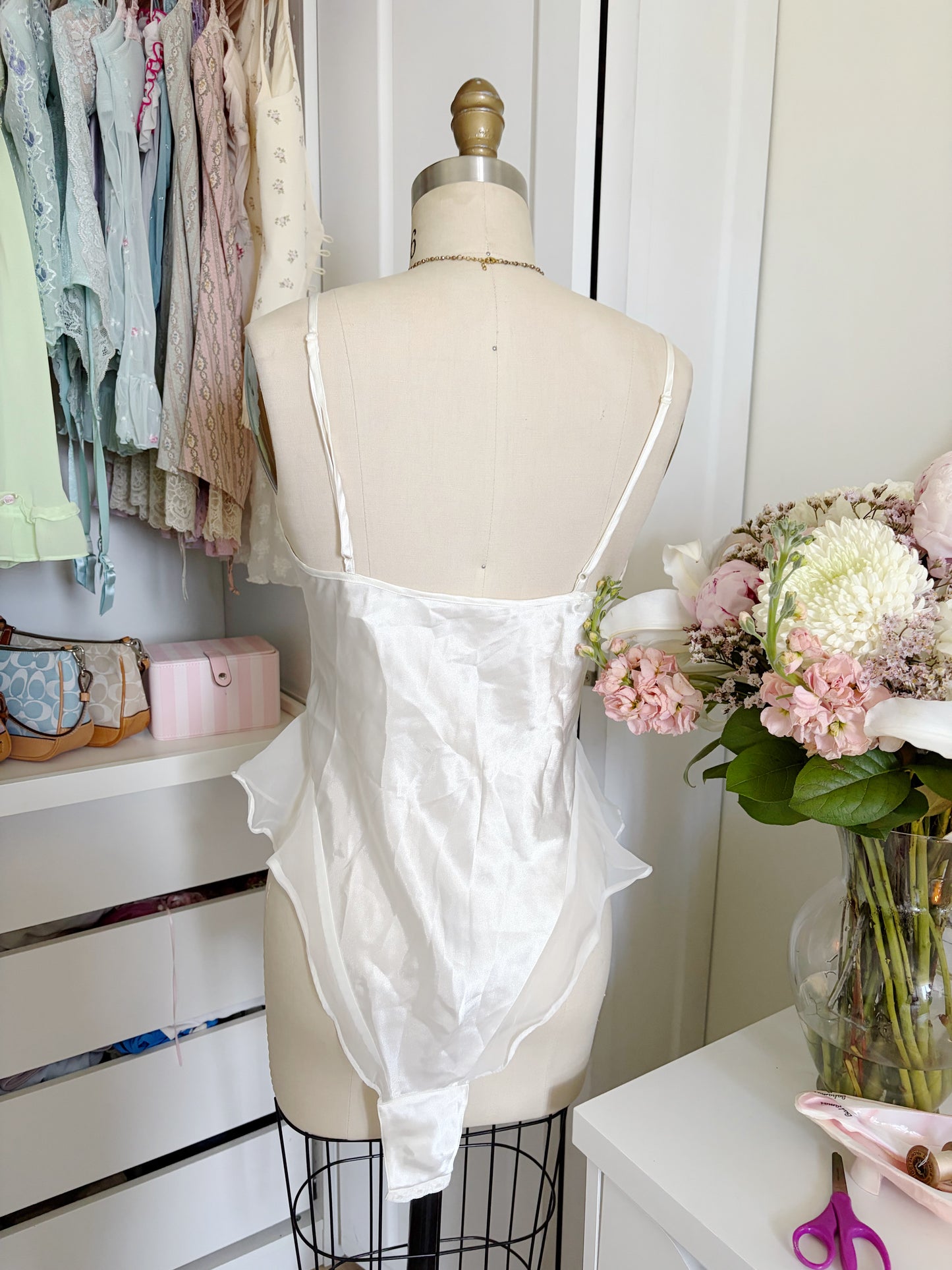 Vintage VS 1998 White Bodysuit