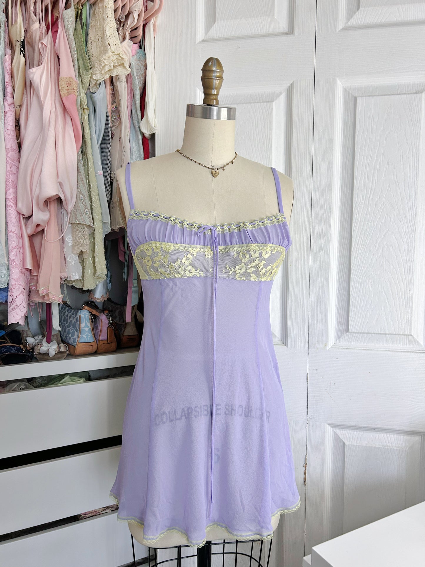 Rare 2003 VS Silk Purple Lilac Slip
