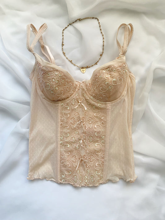 Rare NWT Sophie B Cream Fairy Bustier