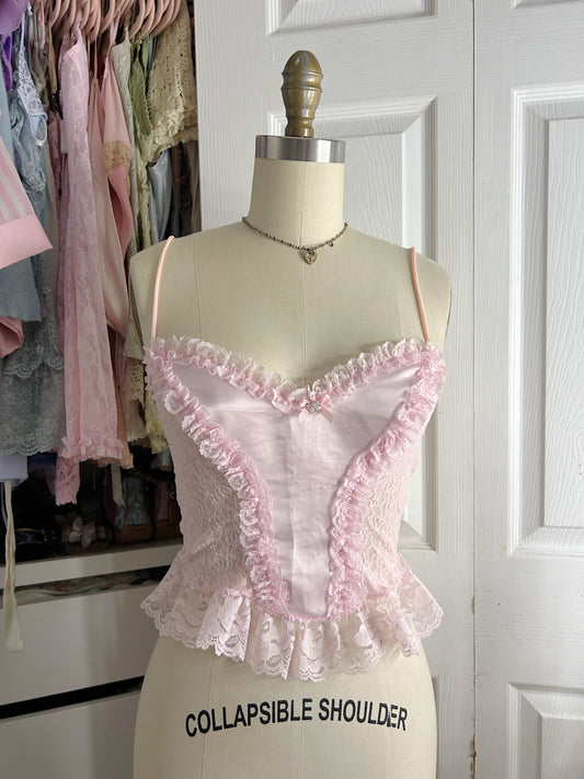 Pastel Pink Vintage Cami Top
