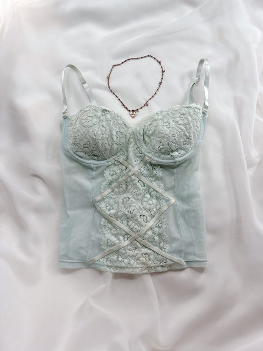 Rampage Baby Blue Bustier