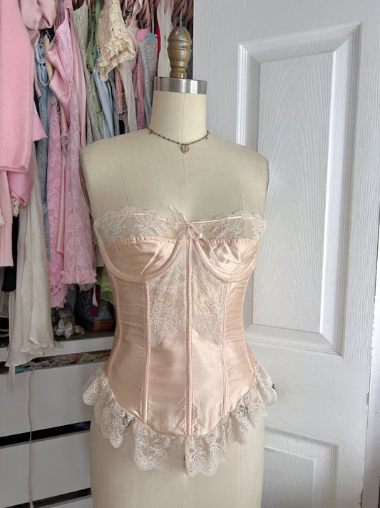 Rare Vintage Glydons Nude Corset