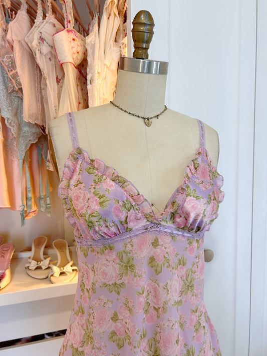VS Purple & Pink Ruffle babydoll dress