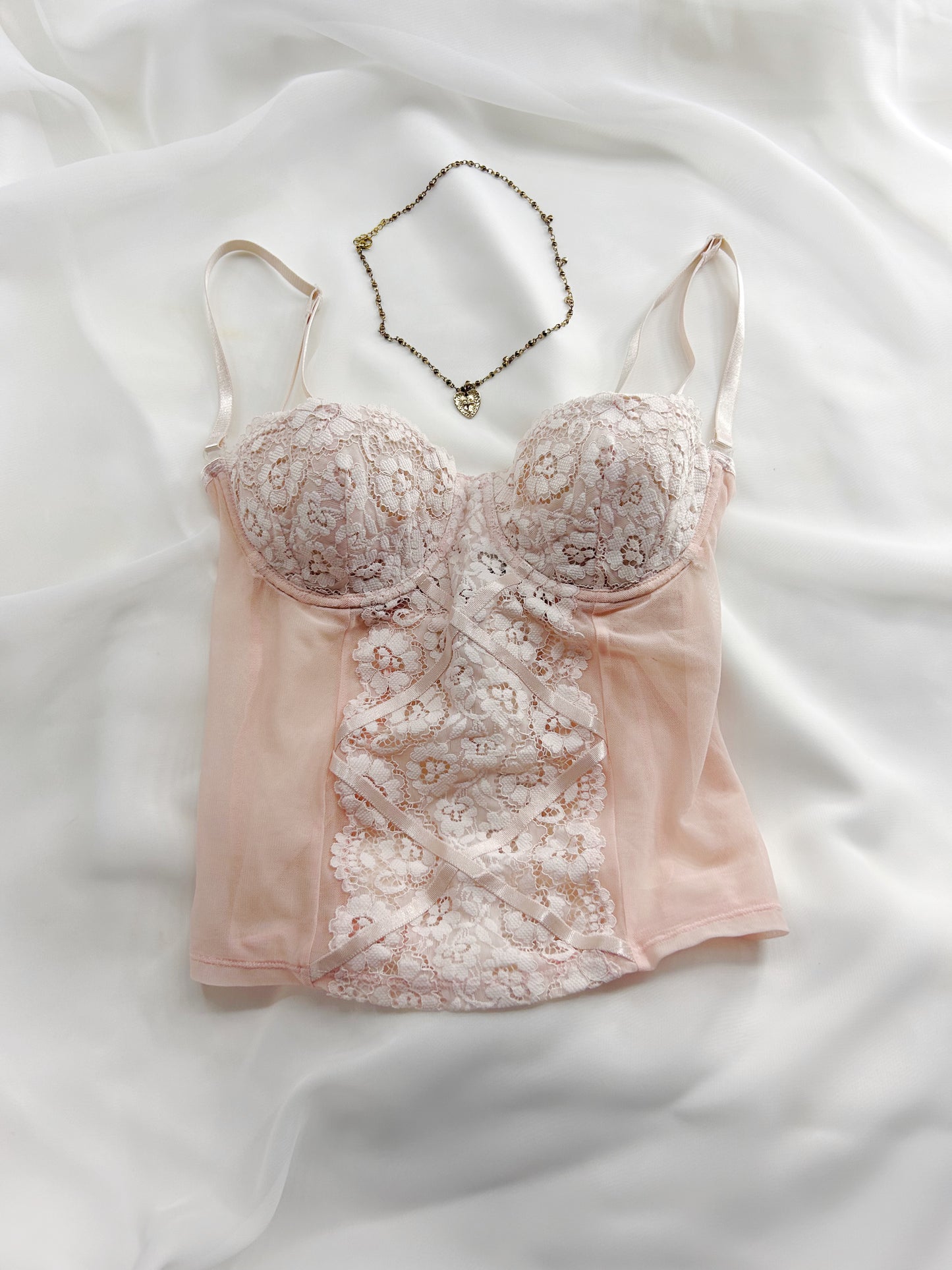 Rampage Baby Pink Bustier