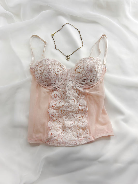 Rampage Baby Pink Bustier