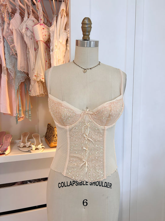 Rare NWT Sophie B Cream Fairy Bustier