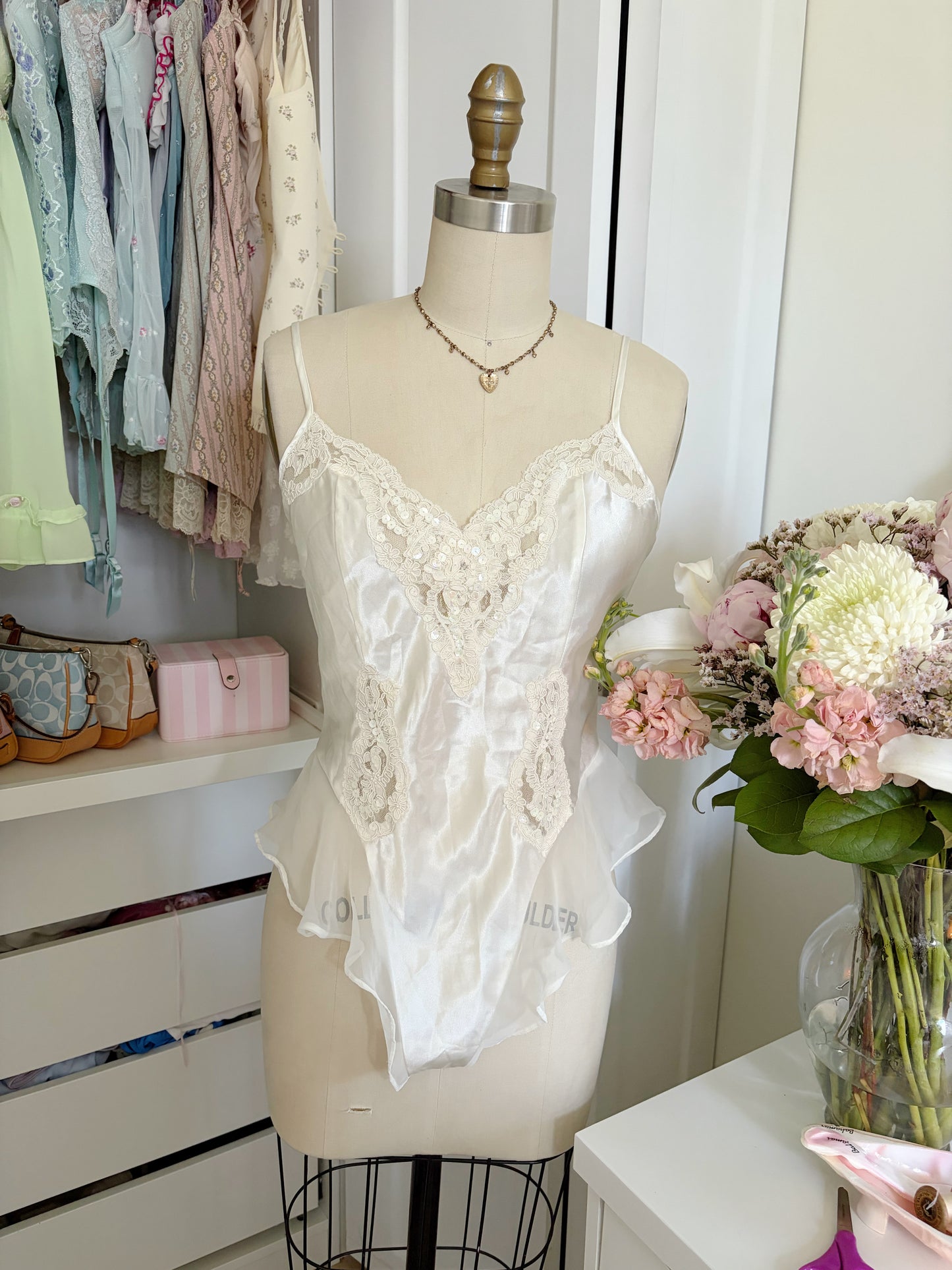 Vintage VS 1998 White Bodysuit