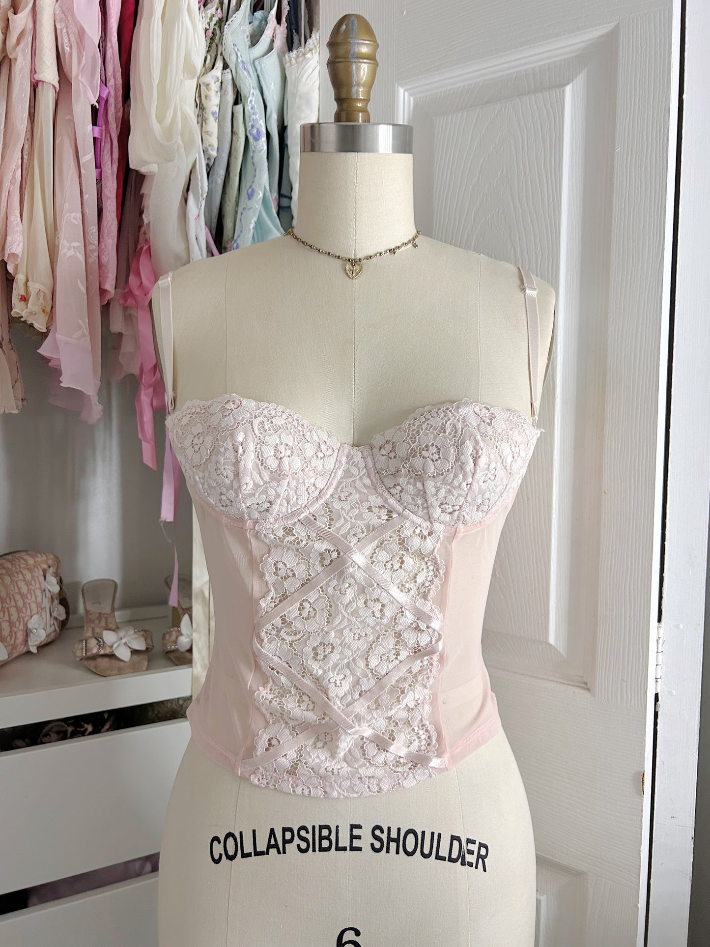 Rampage Baby Pink Bustier