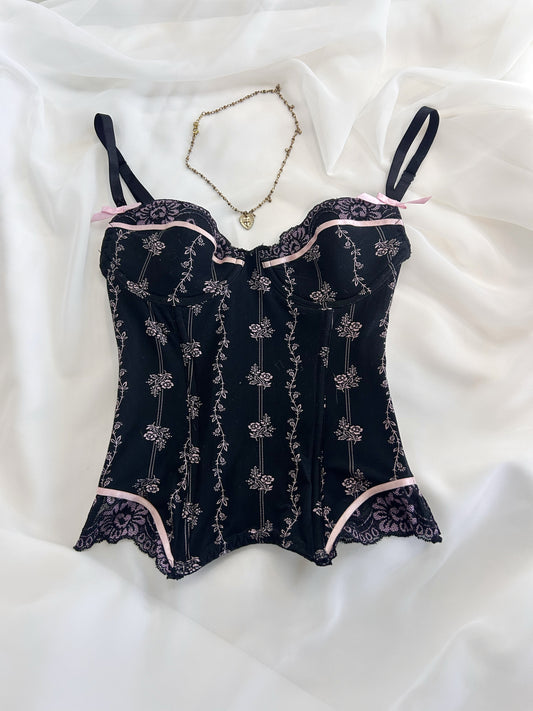 Sophie B Gossip Girl Black & Pink Top