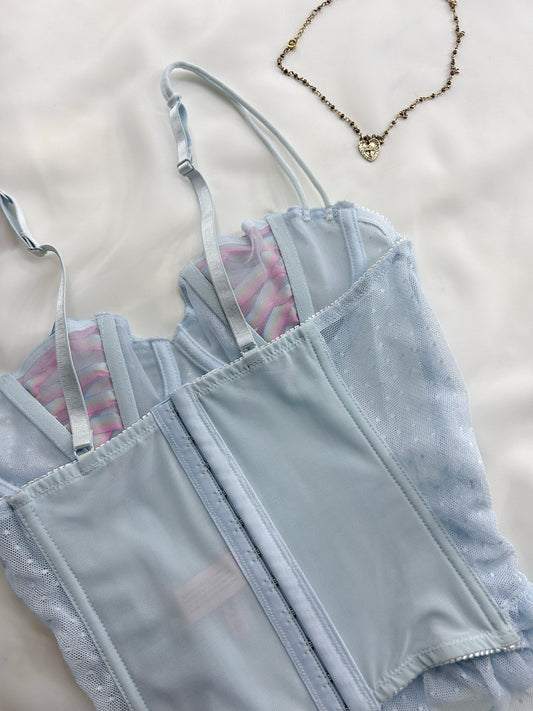 Sophie B Baby Blue Bustier