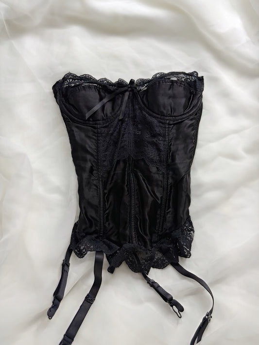 Rare Vintage Glydons Black Corset