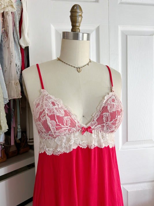 Victoria’s Secret Pinterest Red Ivory Slip
