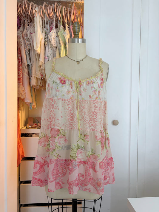 VS Pink Patchwork Slip dress