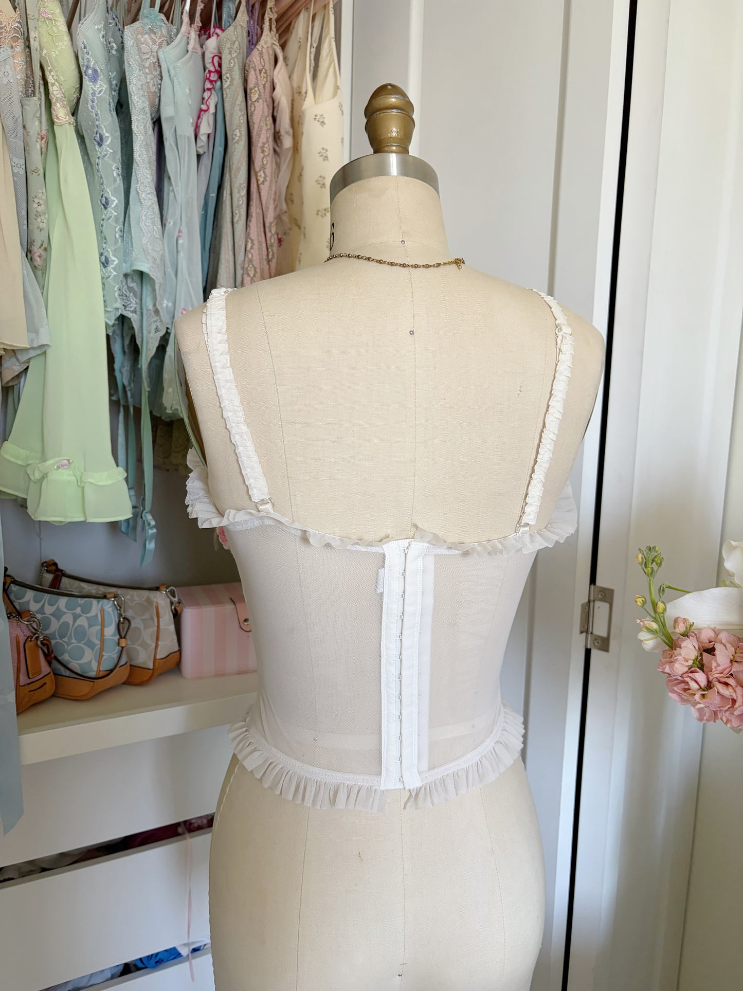 Vintage Delicates Floral bustier