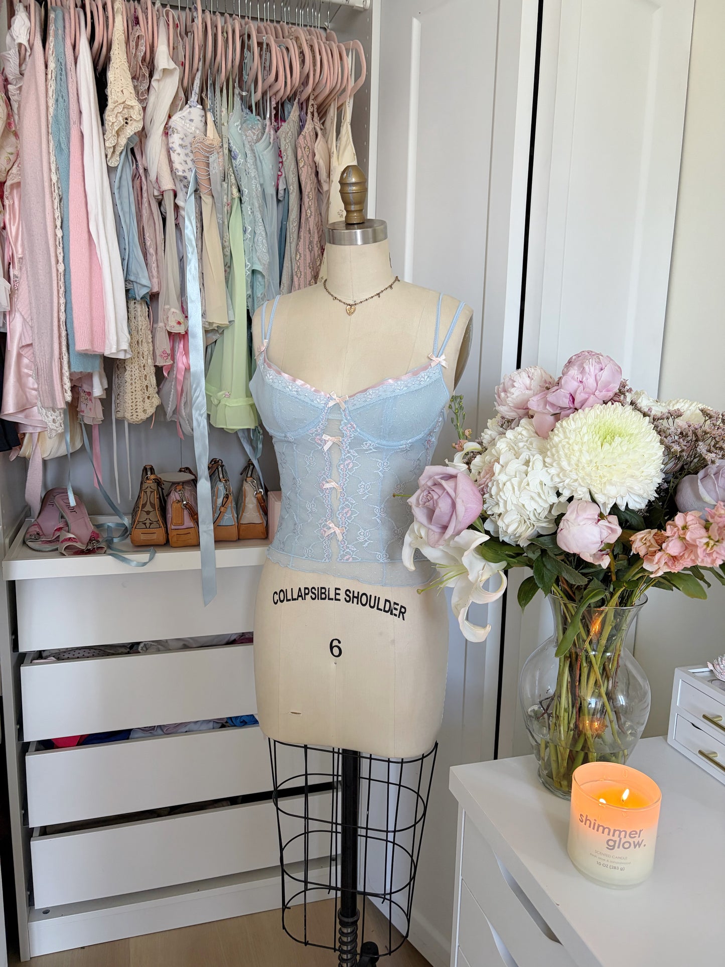 Vintage Cotton Candy Cami Top