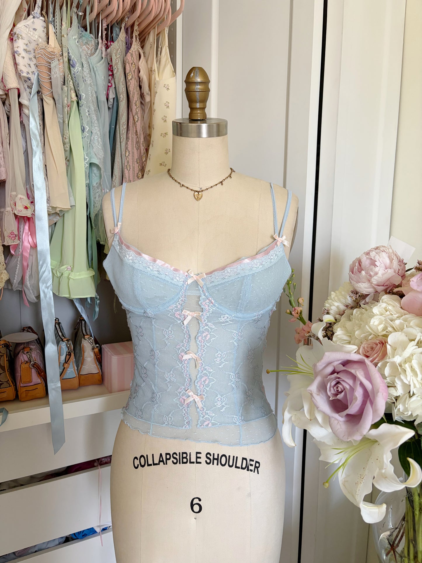 Vintage Cotton Candy Cami Top