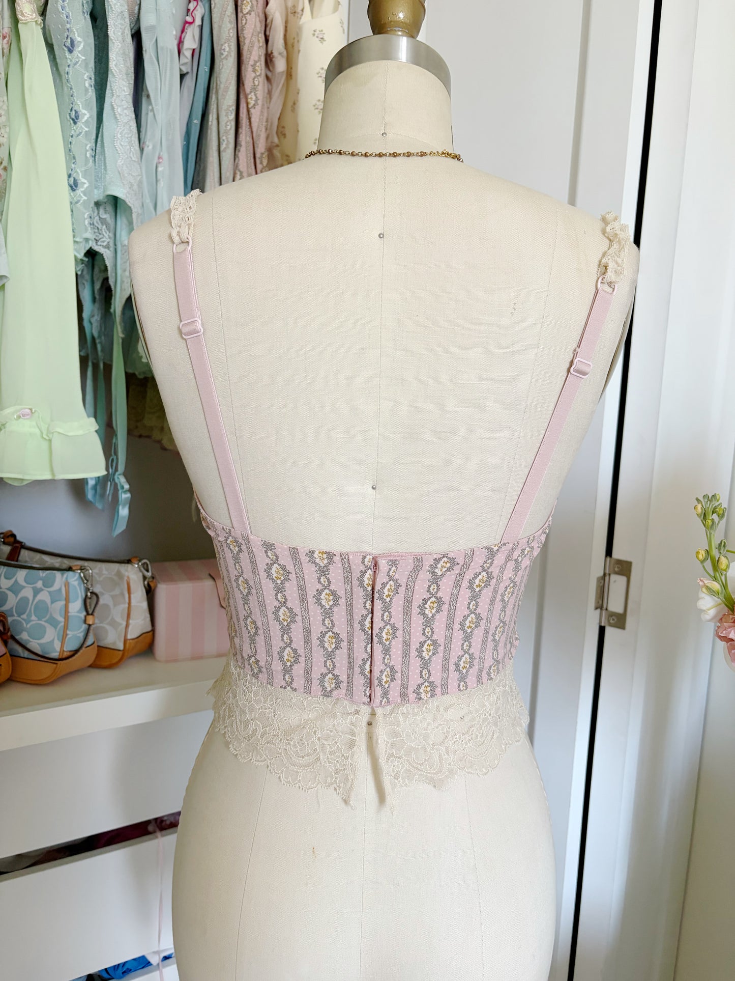 Vintage VS Chantal Thomas’s Pink & Cream Top