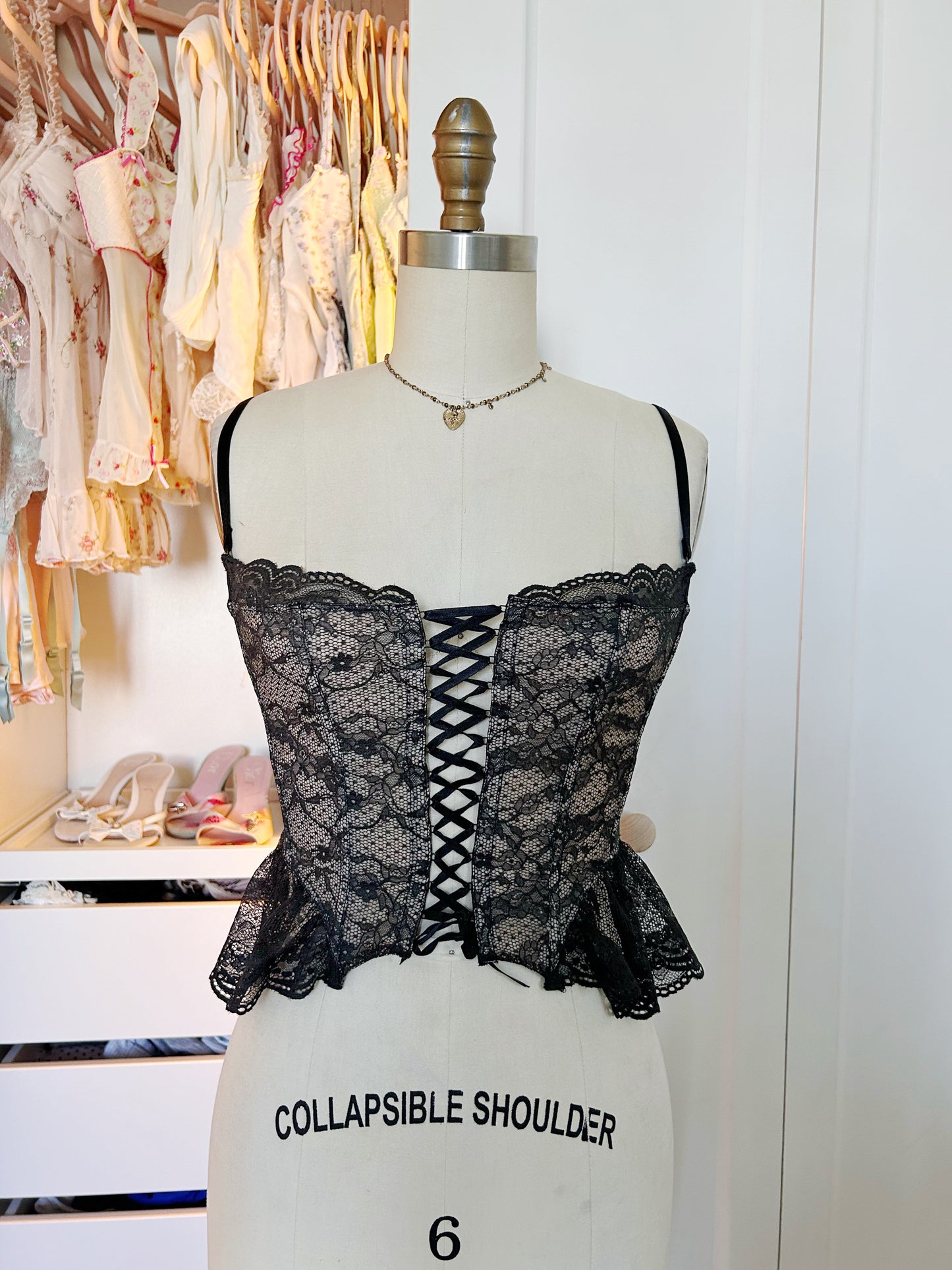 Rare Black VS Butterfly Corset