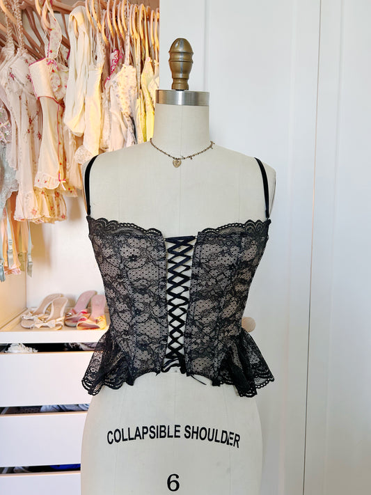 Rare Black VS Butterfly Corset
